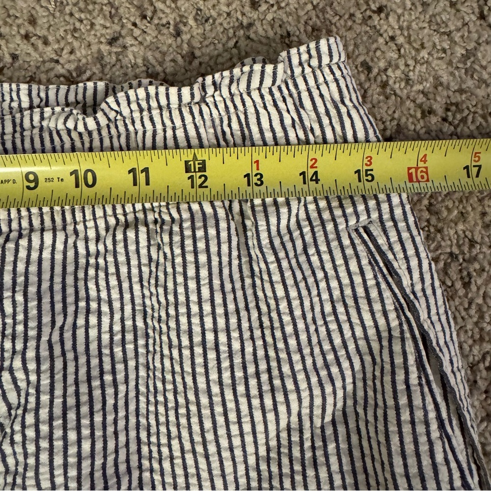 Lands’ End Canvas Striped Skirt With Pockets Size 6 - Picture 13 of 14